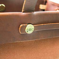 مملوكة مسبقًا Hermes Brown Leather Herbag Cabas Tote bag