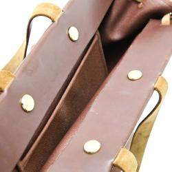 مملوكة مسبقًا Hermes Brown Leather Herbag Cabas Tote bag