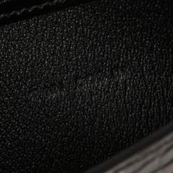 Pre Owned Hermes Black Shine Alligator Palladium Hardware Constance Wallet