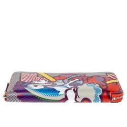 Pre Owned Hermès Multicolor Leather Pegasus Pop Azap Long Wallet