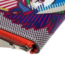 Pre Owned Hermès Multicolor Leather Pegasus Pop Azap Long Wallet