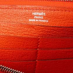 Pre Owned Hermès Multicolor Leather Pegasus Pop Azap Long Wallet