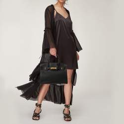 Hermes Noir Togo Leather Gold Hardware Birkin 30 Bag