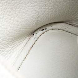 Pre Owned Hermes White Togo Leather Picotin MM Bag