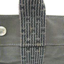 مملوكة مسبقًا Hermes Grey Canvas Herline PM Tote Bag