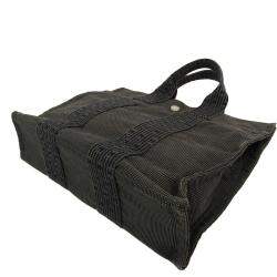 مملوكة مسبقًا Hermes Grey Canvas Herline PM Tote Bag