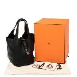 Pre Owned حقيبة هيرمس بيكوتين جلد كليمينس بوا دو روز PM