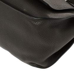 Pre Owned Hermes Vert Gris Clemence Leather Palladium Hardware Jypsiere 37 Bag