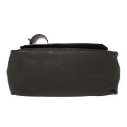 Pre Owned Hermes Vert Gris Clemence Leather Palladium Hardware Jypsiere 37 Bag