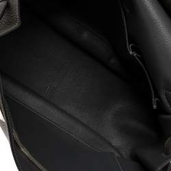 Pre Owned Hermes Vert Gris Clemence Leather Palladium Hardware Jypsiere 37 Bag