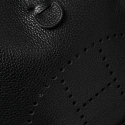 Pre Owned Hermes Black Togo Leather Evelyne III GM Bag