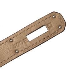 Pre Owned Hermes Cardamome Taurillon Clemence Leather Palladium Hardware Birkin 35 Bag