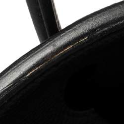 Pre Owned Hermes Black Togo Leather Palladium Hardware Birkin 35 Bag