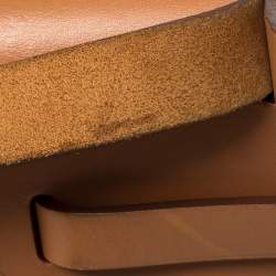 Pre Owned Hermes Natural/Blue Lin Canvas and Leather Herbag Zip 31 Bag