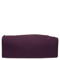 Pre Owned Hermes Fauve/Cassis Lin Canvas and Leather Herbag Zip 39 Bag