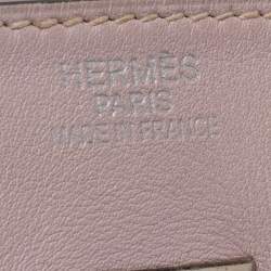 Hermes Rose Dragee Swift Leather Palladium Hardware Birkin 35 Bag