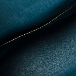 Pre Owned Hermes Cobalt Togo Leather Gold Hardware Kelly Retourne 35 Bag