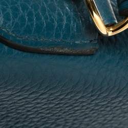 Pre Owned Hermes Cobalt Togo Leather Gold Hardware Kelly Retourne 35 Bag