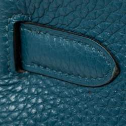 Pre Owned Hermes Cobalt Togo Leather Gold Hardware Kelly Retourne 35 Bag