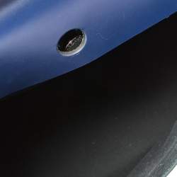 مملوكة مسبقًا Hermes Bleu Saphir/Vert Cypres Canvas and Leather Herbag Zip 39 Bag