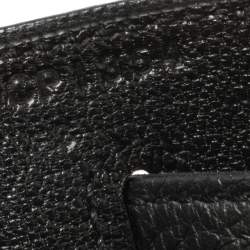 Pre Owned Hermes Black Togo Leather Palladium Hardware Kelly Retourne 28 Bag