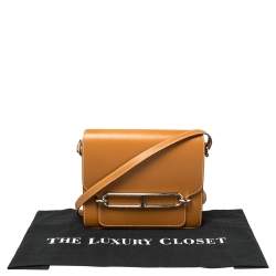 Pre Owned Hermes Natural Sable Veau Butler Leather Palladium Hardware Roulis 24 Bag