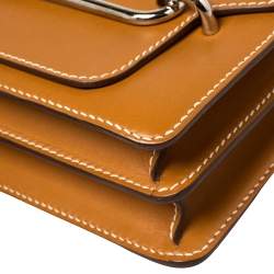 Pre Owned Hermes Natural Sable Veau Butler Leather Palladium Hardware Roulis 24 Bag