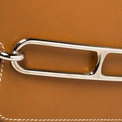 Pre Owned Hermes Natural Sable Veau Butler Leather Palladium Hardware Roulis 24 Bag