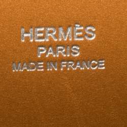 Pre Owned Hermes Natural Sable Veau Butler Leather Palladium Hardware Roulis 24 Bag
