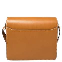 Pre Owned Hermes Natural Sable Veau Butler Leather Palladium Hardware Roulis 24 Bag