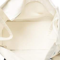 Pre Owned Hermes Bleu Marine Canvas Adada Nappy Bag