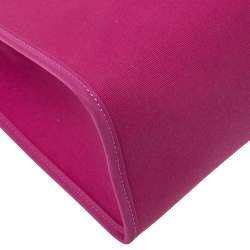 Pre Owned Hermes Magnolia/Bleu Saphir Canvas and Leather Herbag Zip 31 Bag