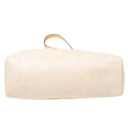 مملوكة مسبقًا Hermes Natural/Toile Canvas and Leather Herbag 2 in 1 39 Bag