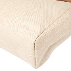 مملوكة مسبقًا Hermes Natural/Toile Canvas and Leather Herbag 2 in 1 39 Bag