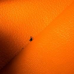 Hermes Orange Taurillon Clemence Leather Palladium Hardware Shoulder Kelly 42 Bag