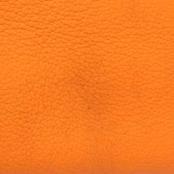 Hermes Orange Taurillon Clemence Leather Palladium Hardware Shoulder Kelly 42 Bag