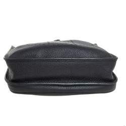 Pre Owned Hermes Prunoir Taurillon Clemence Leather Evelyne III PM Bag