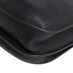 Pre Owned Hermes Prunoir Taurillon Clemence Leather Evelyne III PM Bag