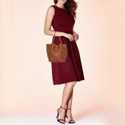 Pre Owned Hermes Gold Clemence Leather Gold Hardware Picotin Lock 22 Bag