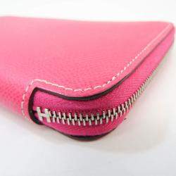 Hermes Pink/Rose Epsom Leather Zip Around Wallet