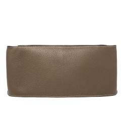 Pre Owned Hermes Etoupe Taurillon Clemence Leather Palladium Hardware Jypsiere 31 Bag