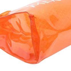 Pre Owned Hermes Orange Vinyl Kelly Tote Bag