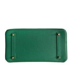Pre Owned Hermès Vert Vertigo Epsom Birkin 35 Bag