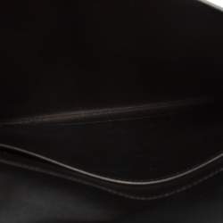 Pre Owned Hermes Noir Veau Villandry Leather Cinhetic Clutch