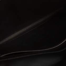 Pre Owned Hermes Noir Veau Villandry Leather Cinhetic Clutch