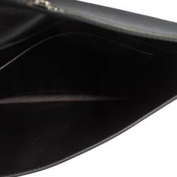 Pre Owned Hermes Noir Veau Villandry Leather Cinhetic Clutch
