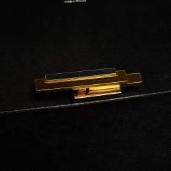 Pre Owned Hermes Noir Veau Villandry Leather Cinhetic Clutch