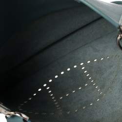 Pre Owned Hermes Ciel Epsom Leather Evelyne I PM Bag