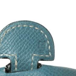 Pre Owned Hermes Ciel Epsom Leather Evelyne I PM Bag