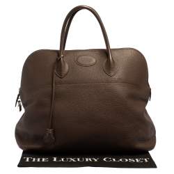 مملوكة مسبقًا حقيبة هيرمس بولايد 45 جلد توغو كاكاوي 